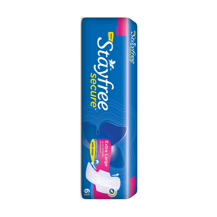 Stayfree Secure Sanitary Pads Soft Cover Regular